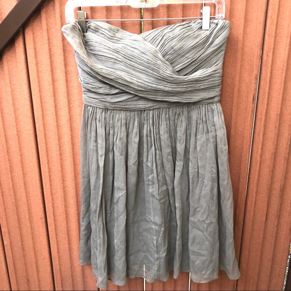 J. Crew Petite Mini Dress in Grey